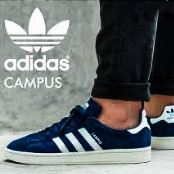 adidas blue suede